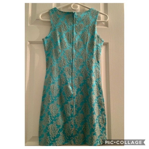 Women’s Blue Rose Dress Size Small - Picture 4 of 4